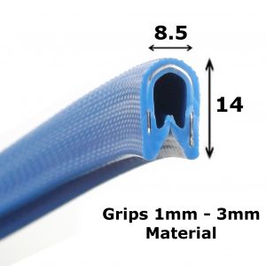 blue edge trim