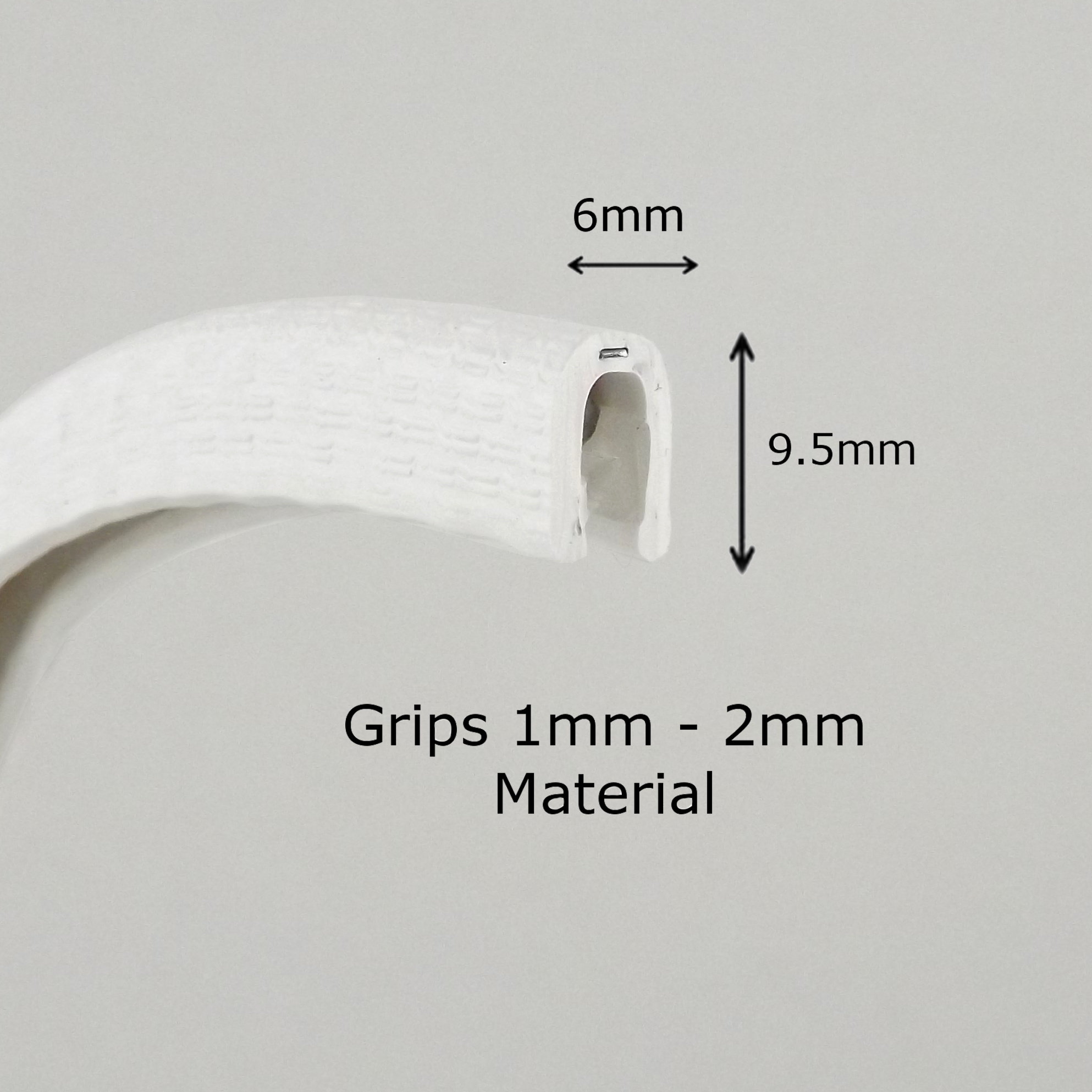 X-square Car Boot Seal Rubber Edge Trim - 30mm X 16mm, Grips 1mm To 5mm - Universal Fit