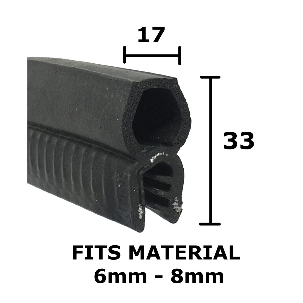 Large Rubber Boot Seal 33mm x 17mm