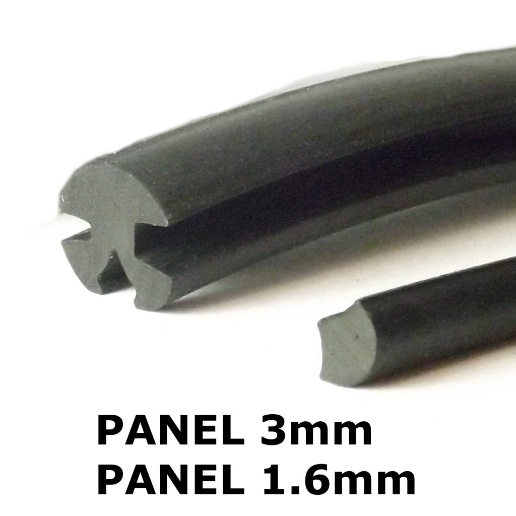 Small Rubber Window Seal 3mm x 1.2mm
