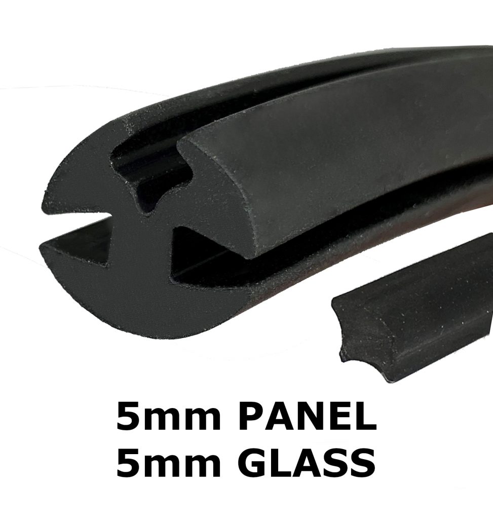 5mm x 5mm Rubber Window Seal