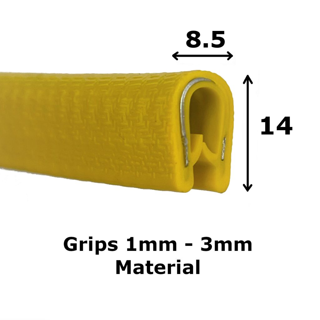 Yellow PVC Edge Trim