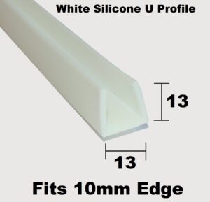 White Silicone Rubber Seal for 10mm