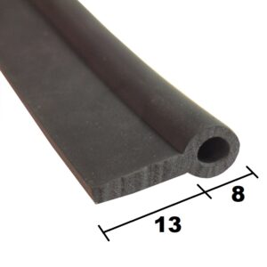 8mm Rubber Tadpole Shape Seal
