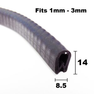 Push On TPV Rubber Edge Trim